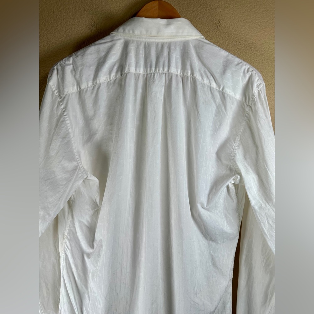 Alexander McQueen Men's White Textured
Casual Shirt Size 52; US L - Picture 7 of 11